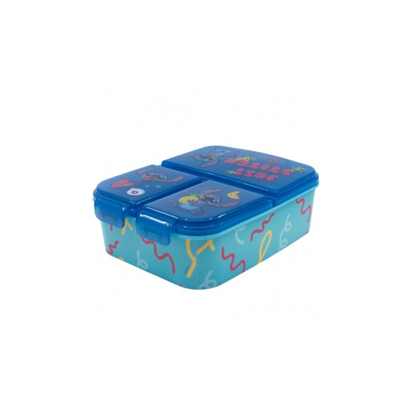 STOR Delený plastový box na desiatu Lilo & Stitch, 75020