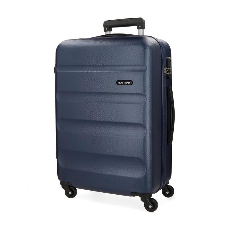 ROLL ROAD Flex Navy Blue, ABS Cestovný kufor, 75x52x28cm, 91L, 5849362 (large)