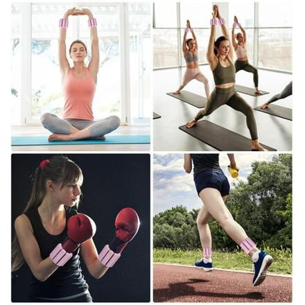 Silicone Fitness 900 sada závažie na zápästie a členky 2