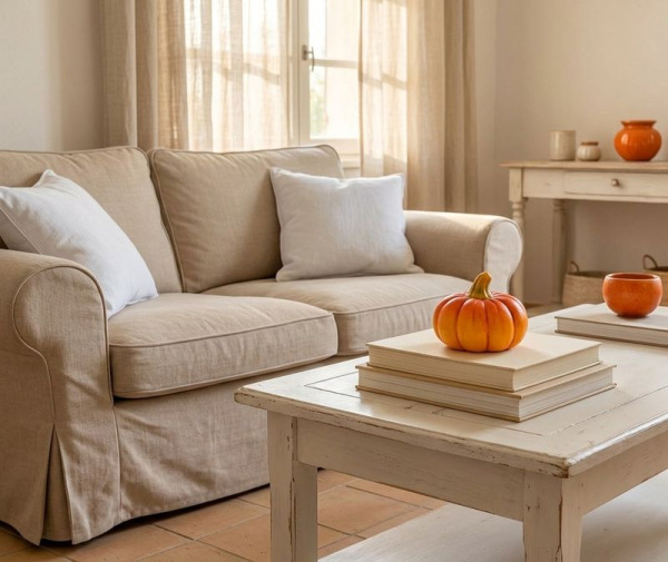 Dekorácia MagicHome Nature, Tekvica, terakota, 13,80x13,80x11 cm 1