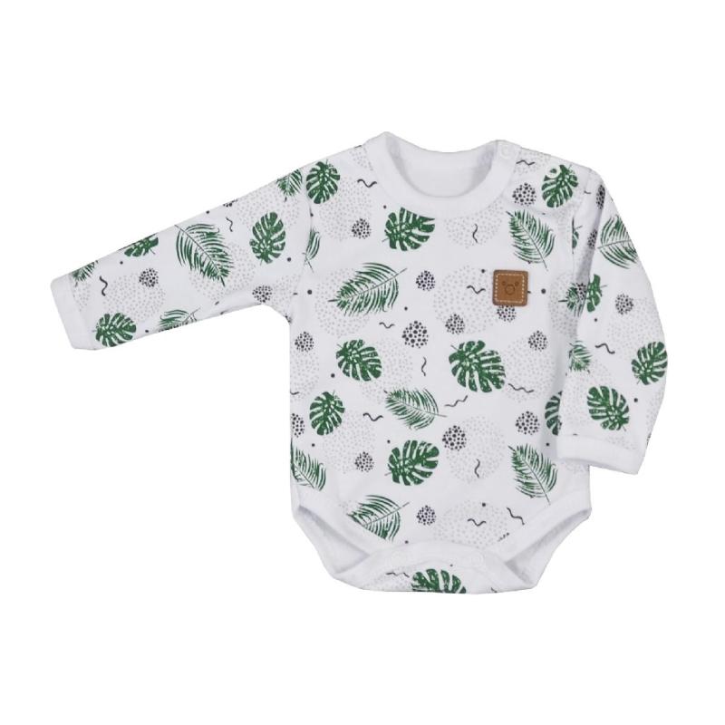 Dojčenské body s dlhým rukávom Koala Nature 62 (3-6m)