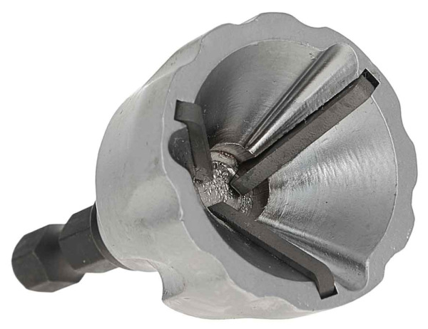 Fréza na zrážanie hrán skrutiek a trubiek s priemerom 3-19 mm, 6-hraná stopka, GEKO 3