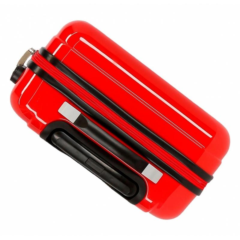 JOUMMA BAGS Luxusný detský ABS cestovný kufor PAW PATROL Red, 55x38x20cm, 34L, 2191722