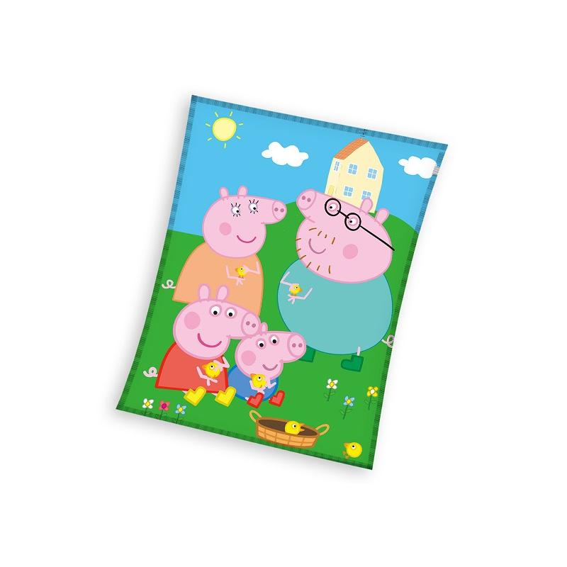 CARBOTEX Luxusná deka 150/200cm Peppa Pig, PP212119