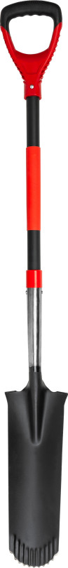 Rýľ Strend Pro Premium RedShark, úzky, drenážny, so sklolaminátovou násadou D 1280 mm 2