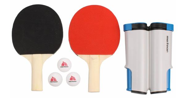 Meteor Set Rollnet set na stolný tenis 2+3 čierna