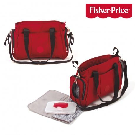 FISHER-PRICE Prebaľovacia taška s podložkou RED, FP10025