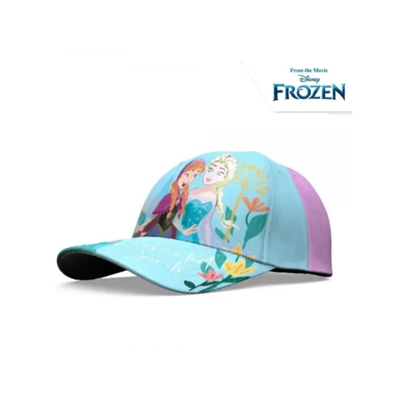 KIDS LICENSING Dievčenská bavlnená šiltovka DISNEY FROZEN / 52cm, D06633