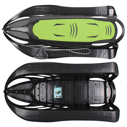 Neon Grip plastové sánky čierna-limetková 2