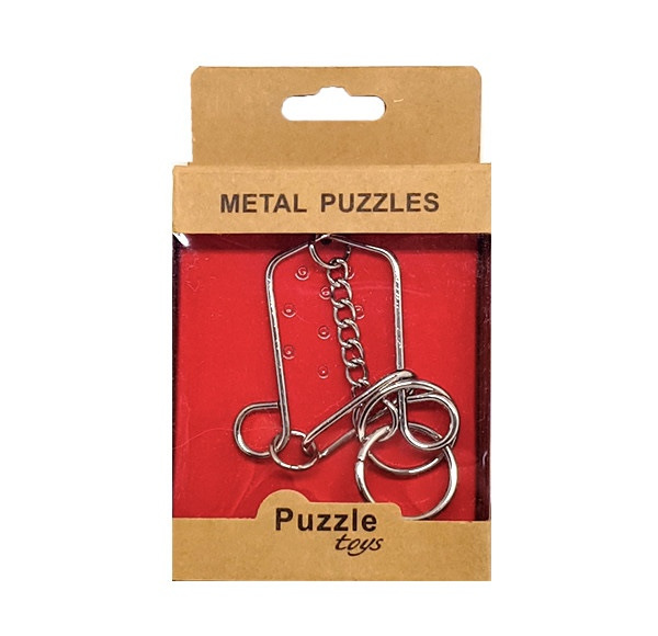 Kovový hlavolam mix 3