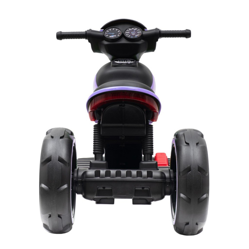Detská elektrická motorka Baby Mix POLICE fialová 3
