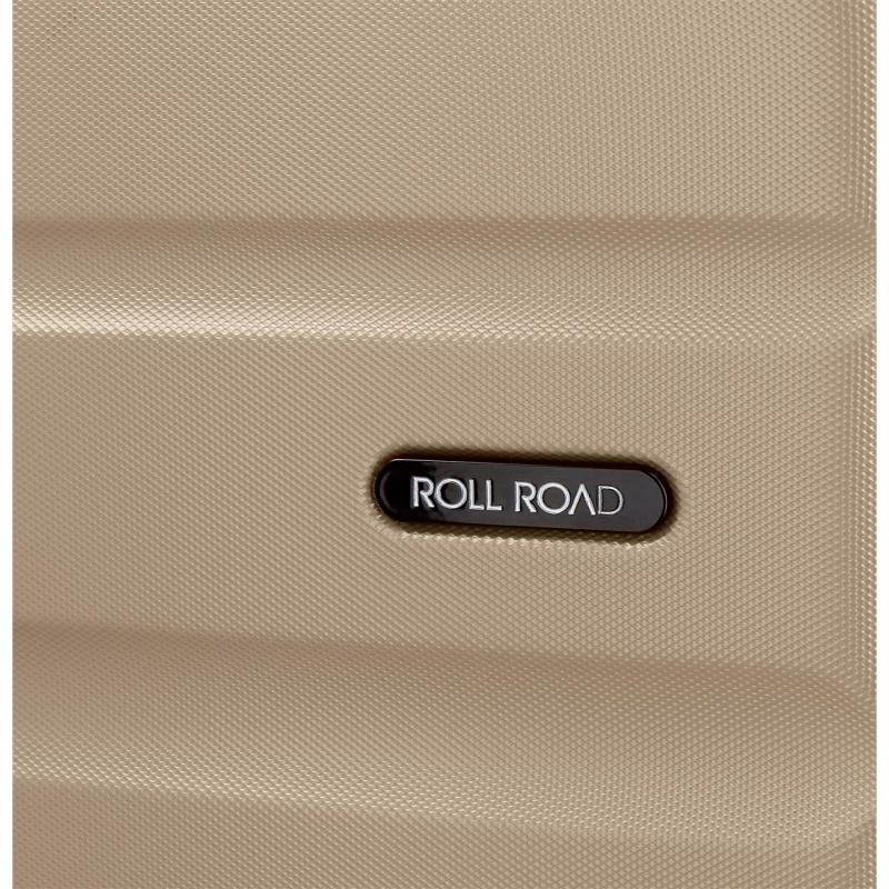 ROLL ROAD Flex Champagne, ABS Cestovný kufor, 55x38x20cm, 35L, 5849169 (small)