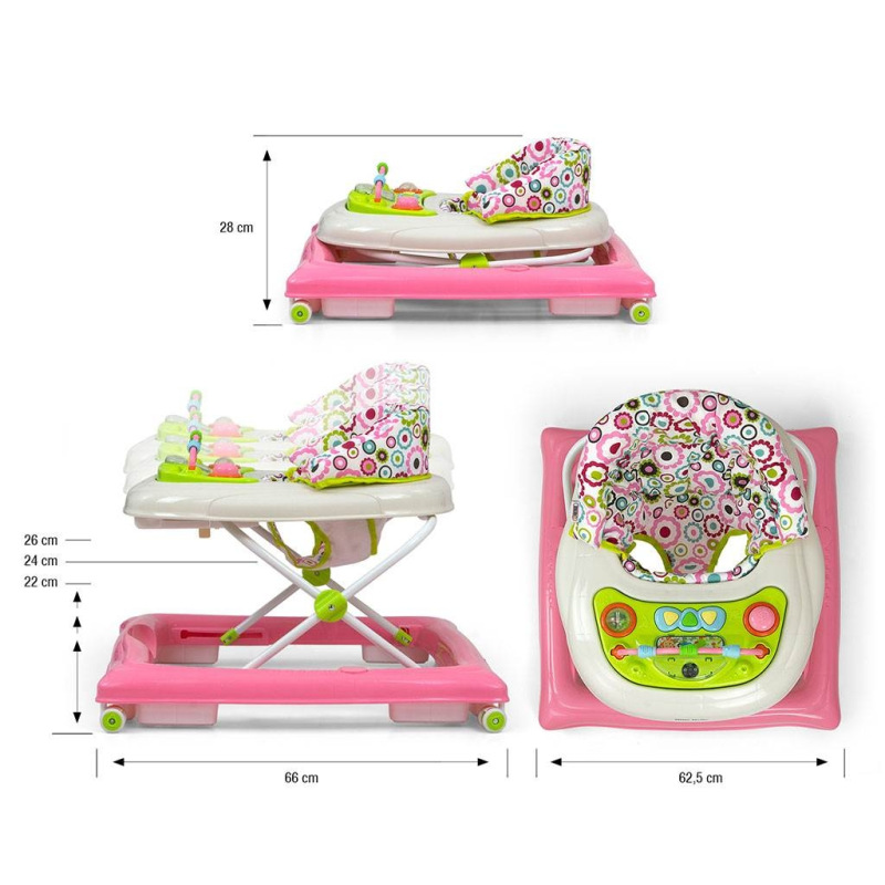 Detské chodítko Milly Mally Patrol Flower 4