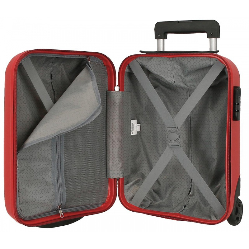 Príručný kabínový kufor 40x30x20 cm – Roll Road Flex Red, 24L, 5849964 4