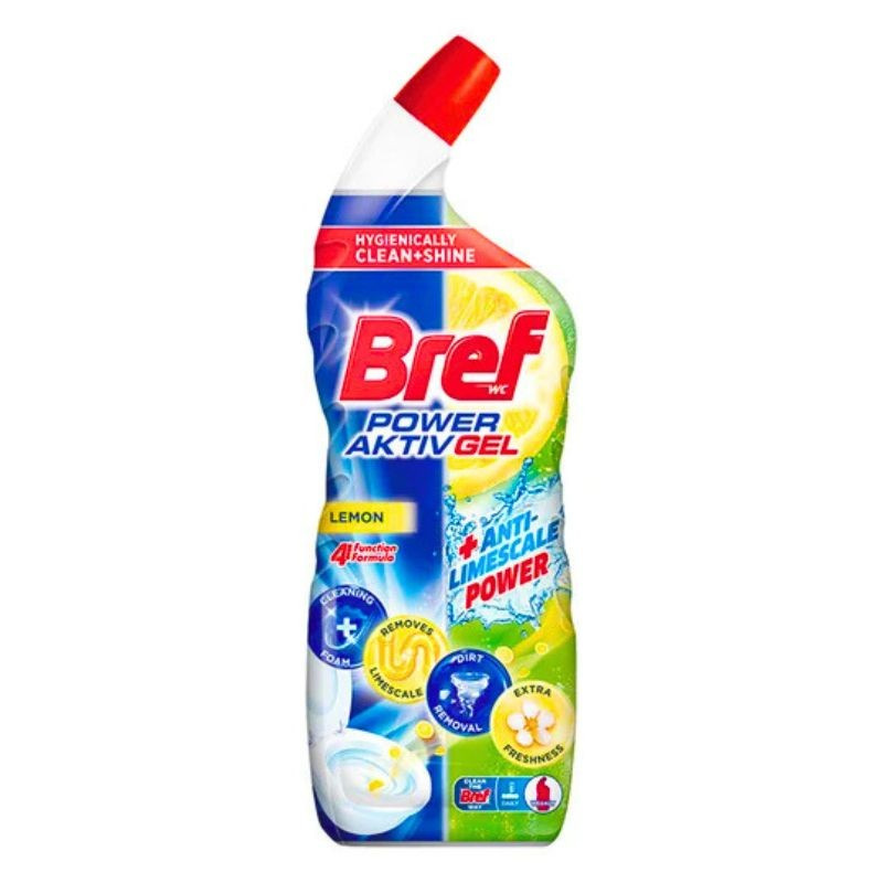 Bref WC Power Aktiv gél Lemon 700 ml