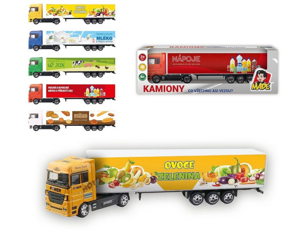 Kamión s českým textom na návese 1