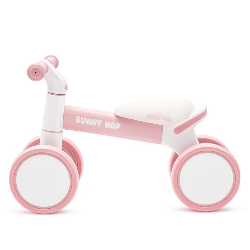 Detské odrážadlo Baby Mix Bunny Hop Ultralight ružové