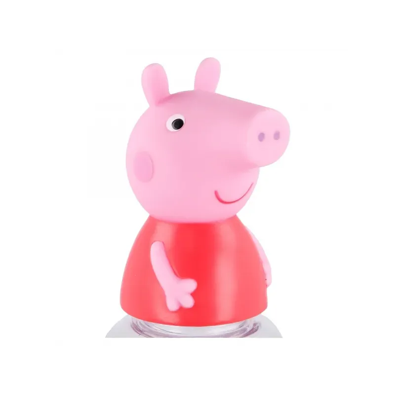 STOR Plastová 3D fľaša s figúrkou PEPPA PIG, 560ml, 10115