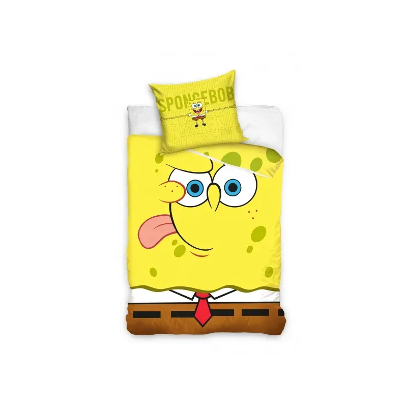 CARBOTEX Obojstranné obliečky SPONGEBOB, 140/200+70/90, SBOB223008