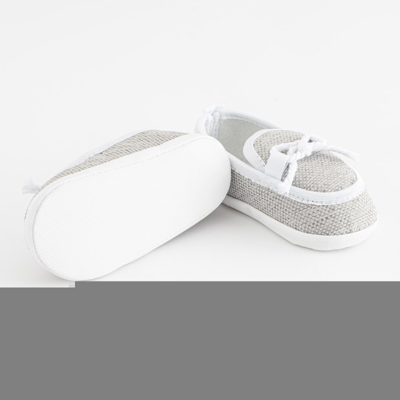 Dojčenské mokasíny-capačky New Baby šedá 3-6 m 3-6 m 2