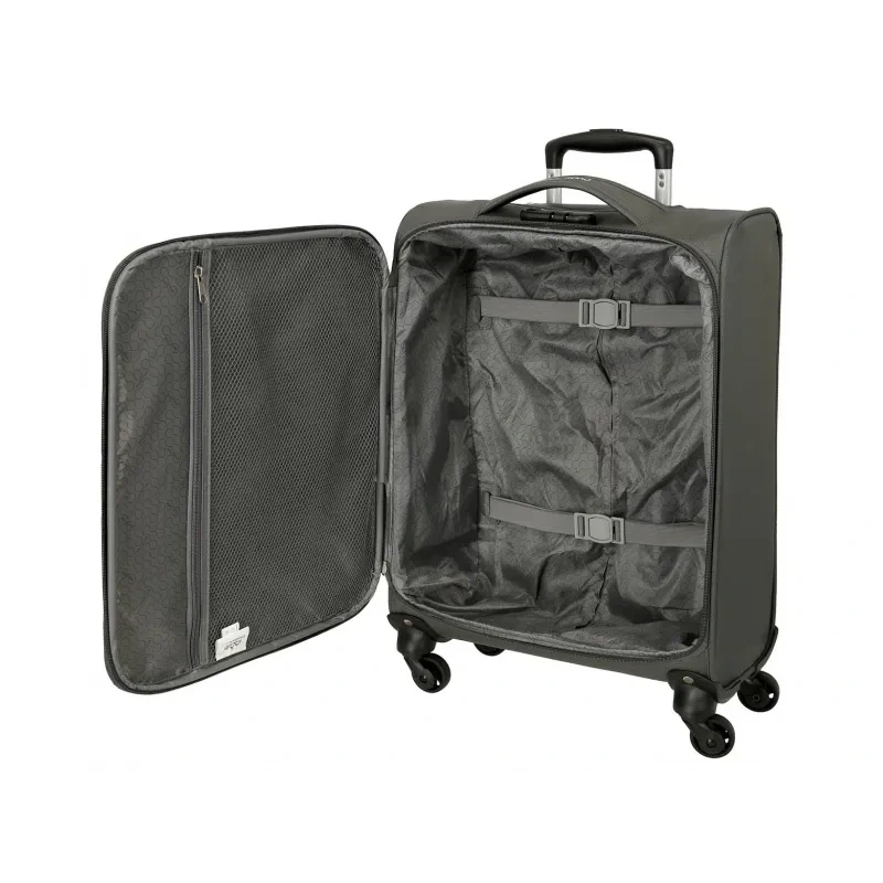 Príručný textilný kufor (small) 55x40x20 cm – Roll Road Royce Grey, 39L, 5019122 3