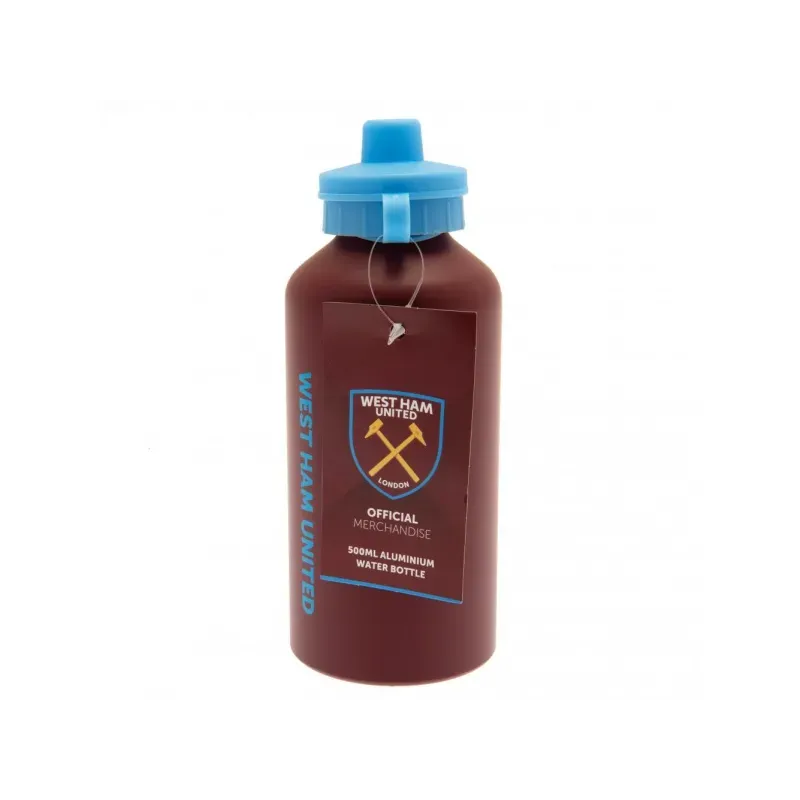 FOREVER COLLECTIBLES Fľaša na pitie WEST HAM UNITED F.C.  Aluminium Drinks Bottle MT,500ml