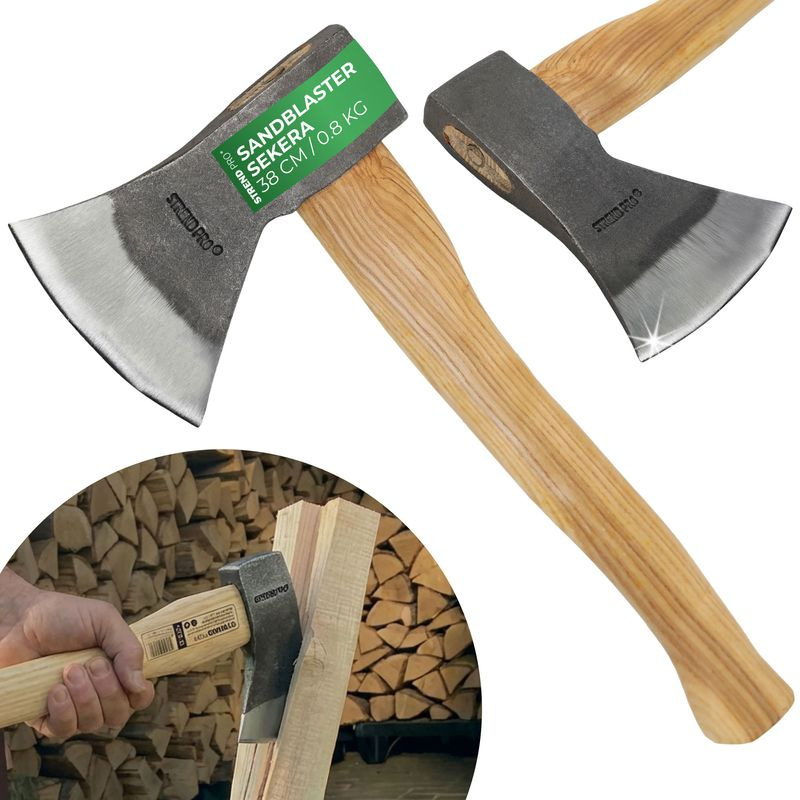 Sekera Strend Pro A613 Sandblaster 800 g, drevená násada 380 mm 1