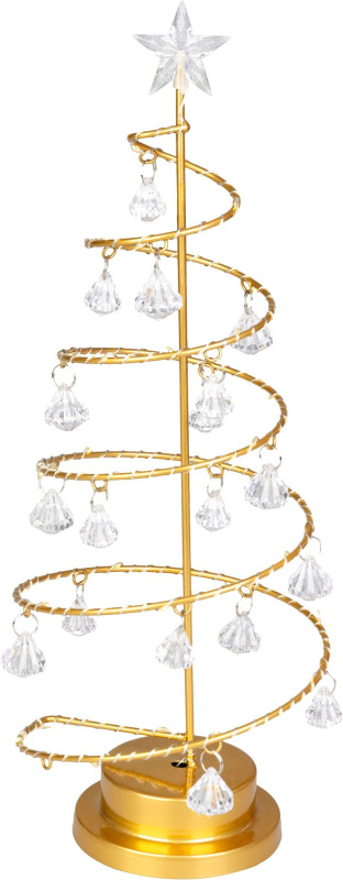 Dekorácia MagicHome Vianoce, Stromček, 30xLED teplá biela, IP20, 2xAA, 40 cm 1