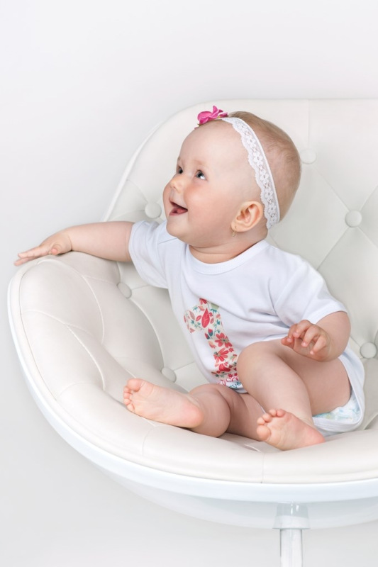 Body s potlačou New Baby Už mám 1 rok ružové 86 (12-18m) 3