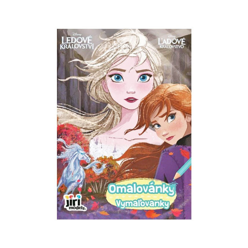 Ľadové kráľovstvo omaľovánka