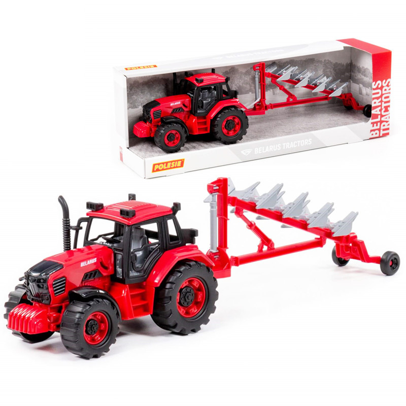 Traktor Belarus s pluhmi