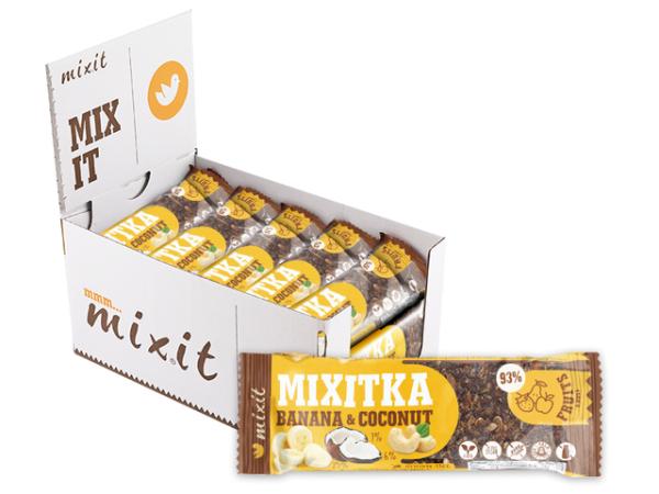 Mixit Mixitky BEZ LEPKU - Banán + Kokos (1 ks) 46 g