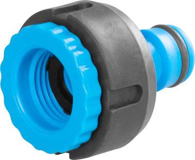 Adaptér AQUACRAFT® 552185 SoftTouch G3/4"-1/2", na záhradnú hadicu, Sellbox 70 ks