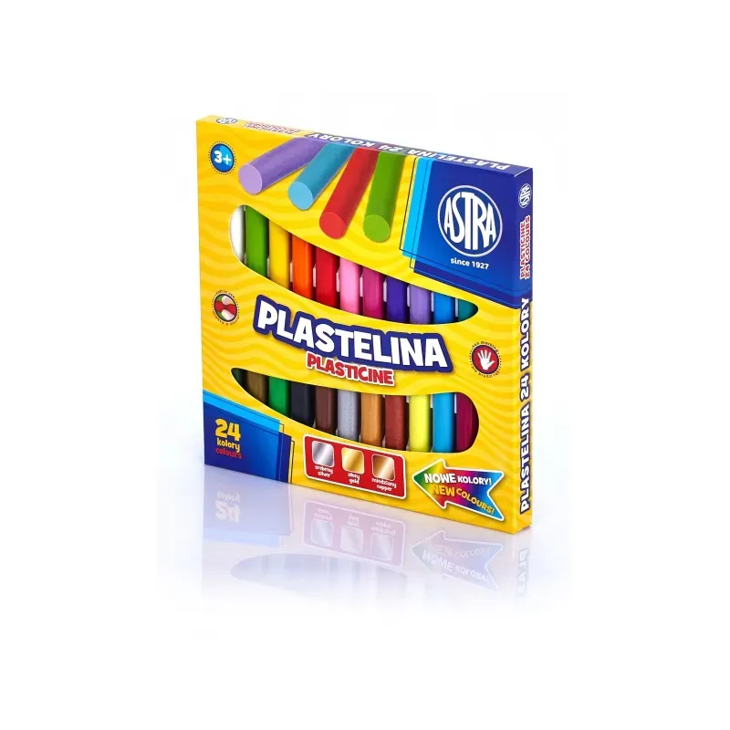 ASTRA Plastelína základná 24 farieb, 303110001