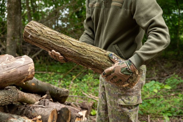 Rukavice Strend Pro Camo, pracovné, camouflage, veľkosť 10/XL 5