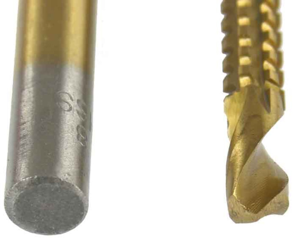 Sada stupňovitých vrtákov 4-30 mm do plechu a 3x frézovacie vrtáky, MAR-POL 3