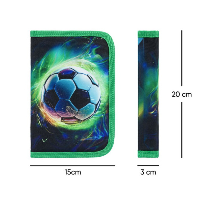 Školský peračník dvojchlopňový bez náplne Baagl "Futbal" 4