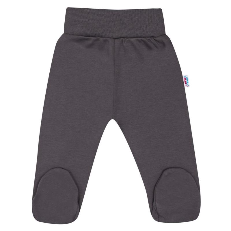 Dojčenské polodupačky New Baby Classic II tmavo sivé 80 (9-12m)