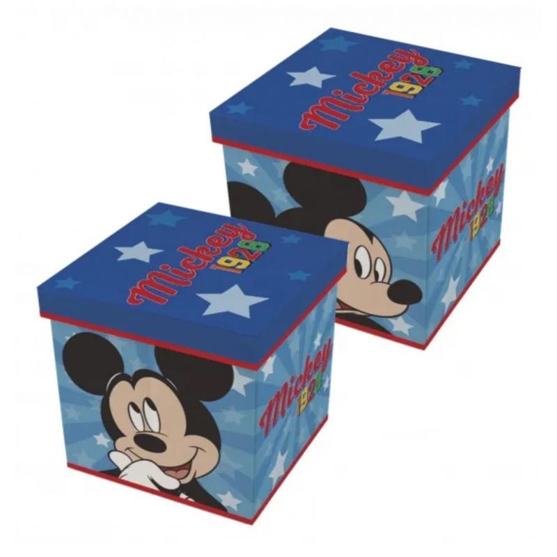 ARDITEX Úložný box s vrchnákom / taburetka 2v1 MICKEY MOUSE, WD13015 1