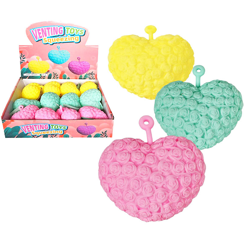 Stláčacie srdiečko z ruží so svetlom