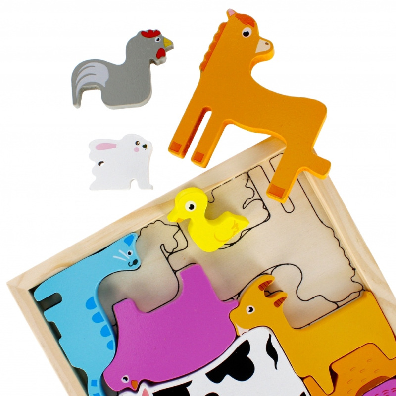 Puzzle skladačka Zvieratká 1