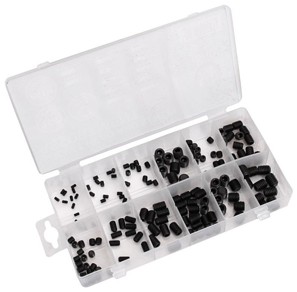 Sada imbusových skrutiek, 160-dielna, XL-TOOLS