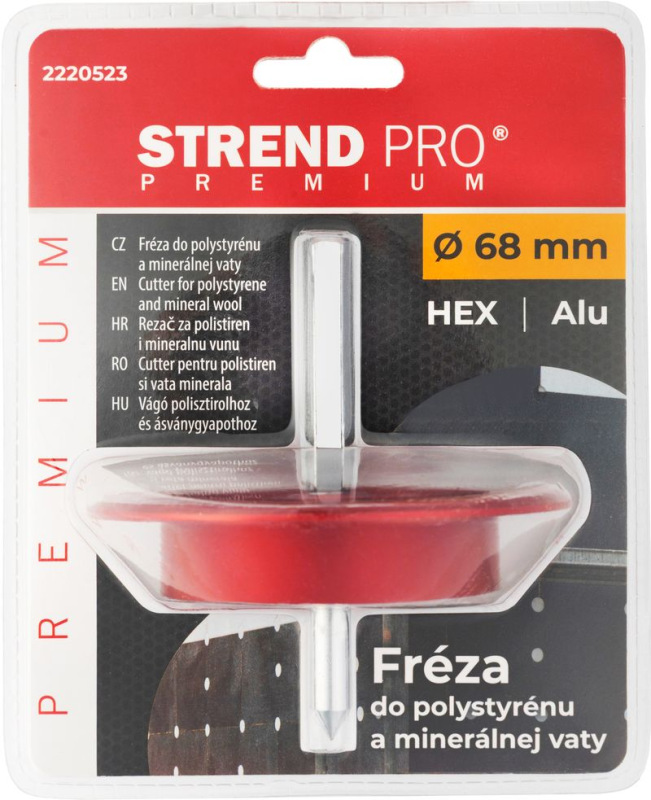 Vyrezávač Strend Pro Premium, 68 mm, do polystyrénu, vaty, frézka 2