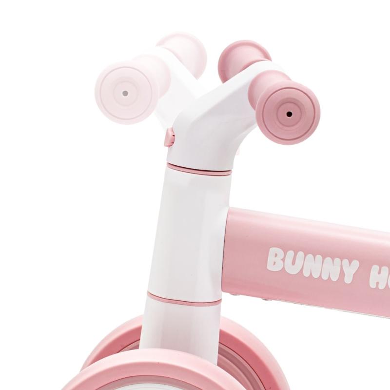 Detské odrážadlo Baby Mix Bunny Hop Ultralight ružové