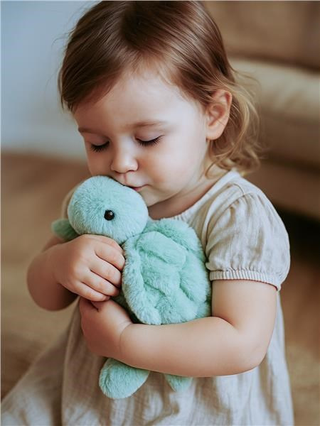 Plyšová hračka korytnačka Baby Mix 26 cm zelená 3