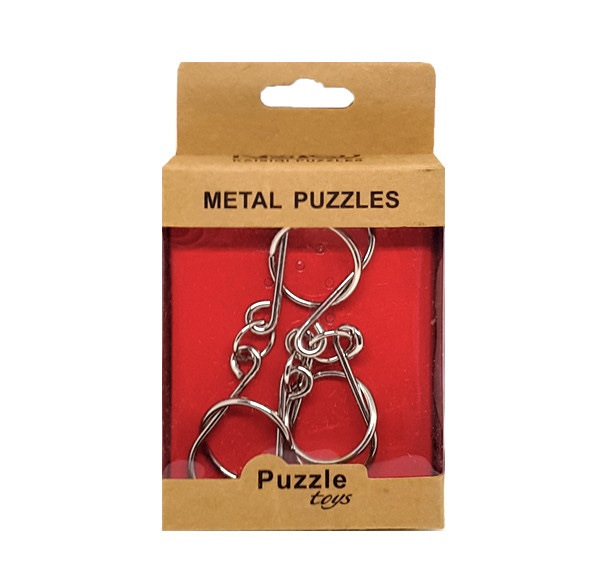 Kovový hlavolam mix 2