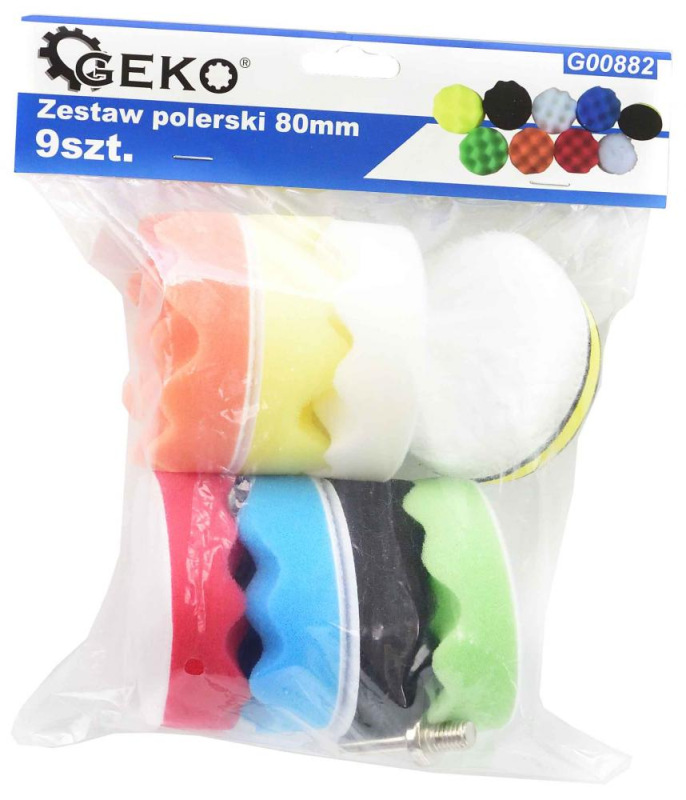 Sada leštiacich kief 9-dielna, GEKO 1