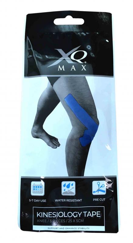 XQ Max Kinesiology Knee Tape - Tejpovacia páska koleno 25x5 cm - 3ks