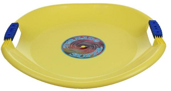 Sánkovací tanier TORNÁDO SUPER PLASTKON 56 cm žltá