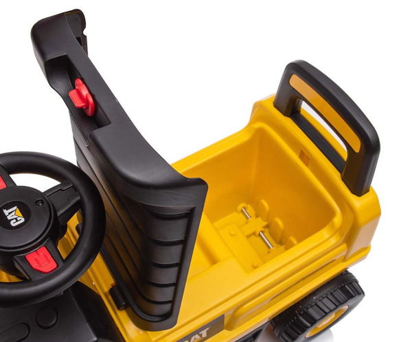 Detské odrážadlo rýpadlo so zvukom CAT Excavator Milly Mally žlté 4